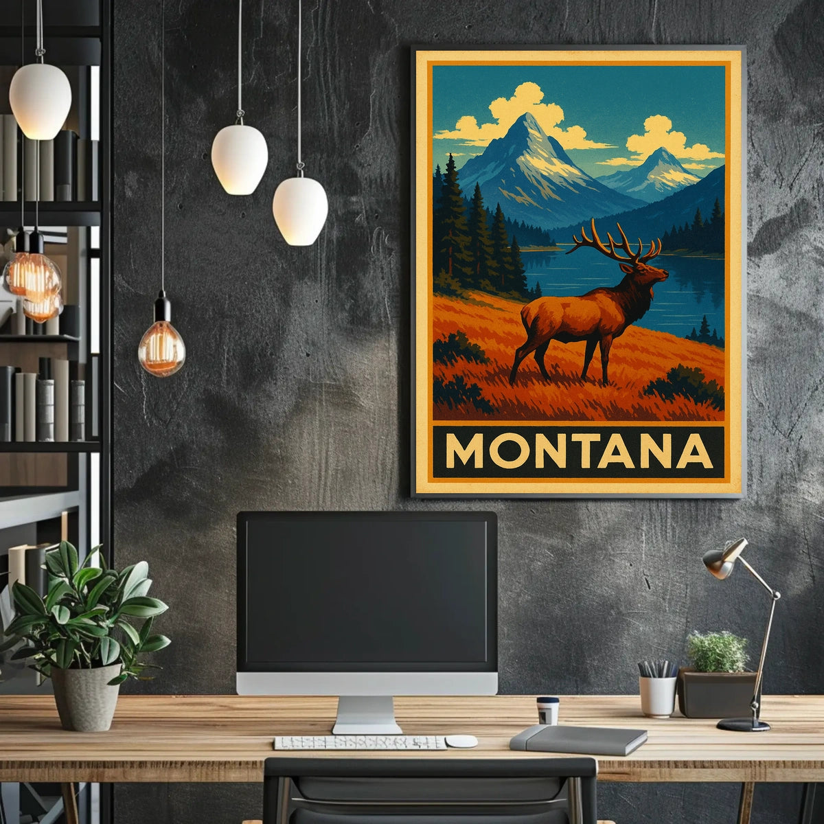 Montana Wilderness Poster