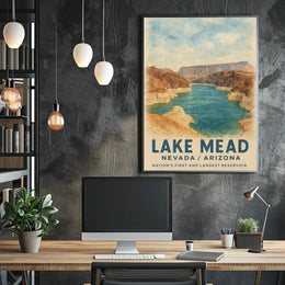 Lake Mead NationS First And Largest Poster