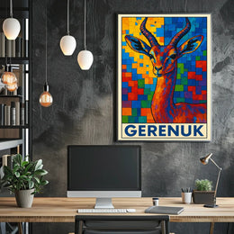Gerenuk Art Poster
