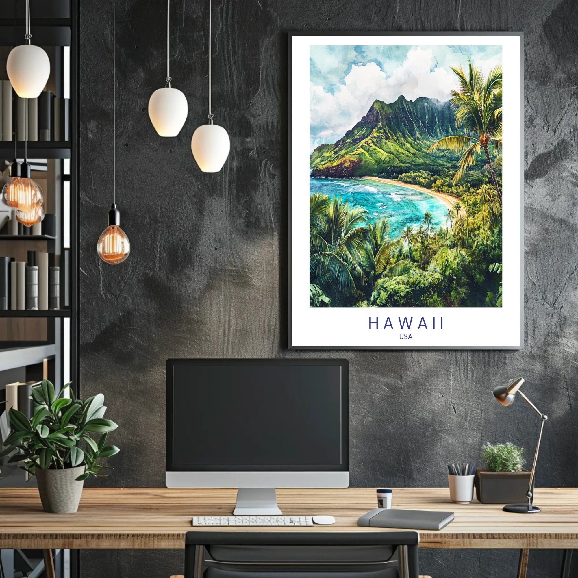 Tropical Paradise of Hawaii Poster PosterGoat