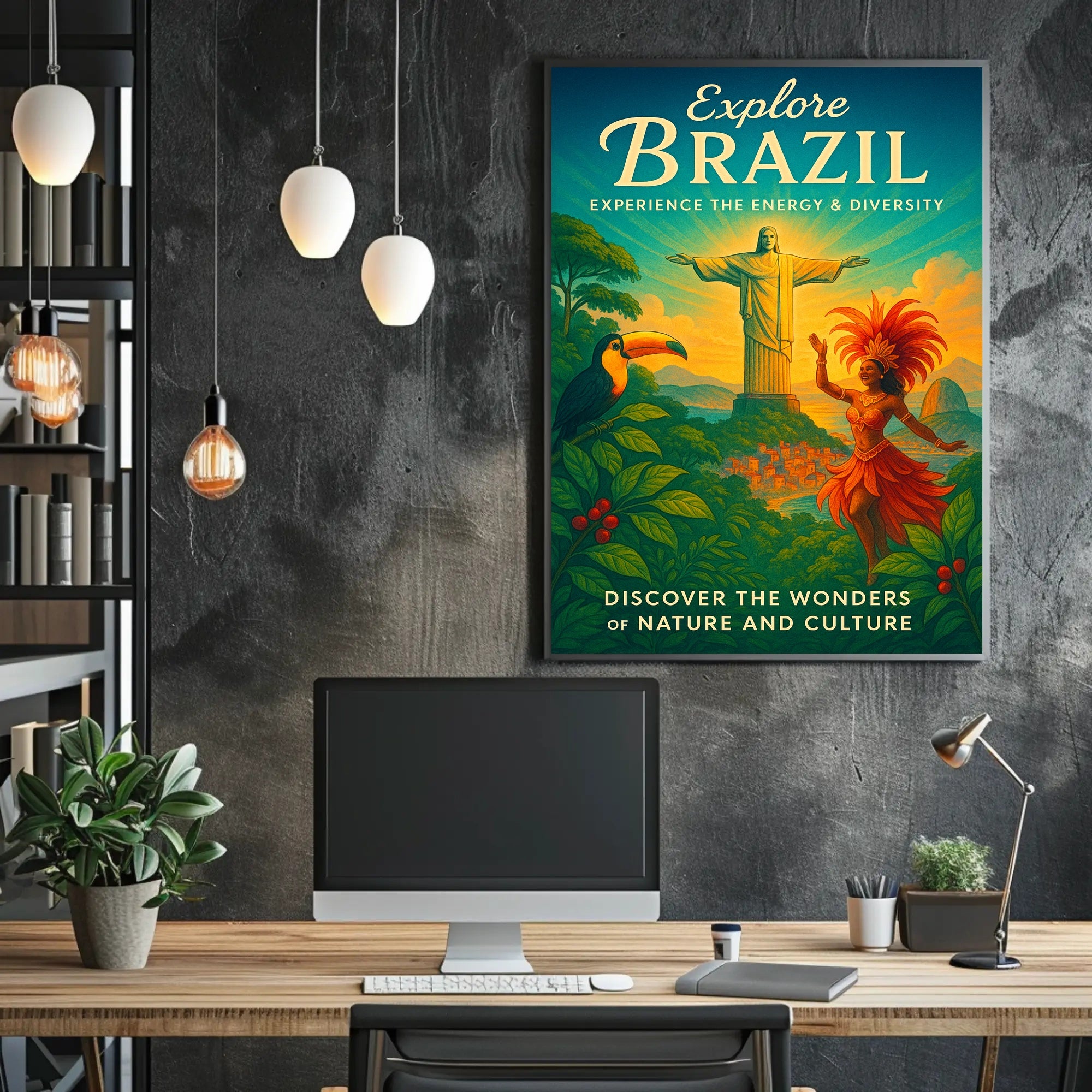 Explore Brazil Poster