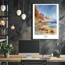 Sinai Landscape Poster PosterGoat