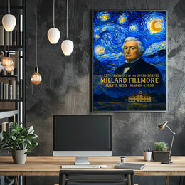 Millard Fillmore 13th President of the United States Presidential Masterpiece Series Poster