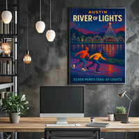 Austin River Of Lights Poster