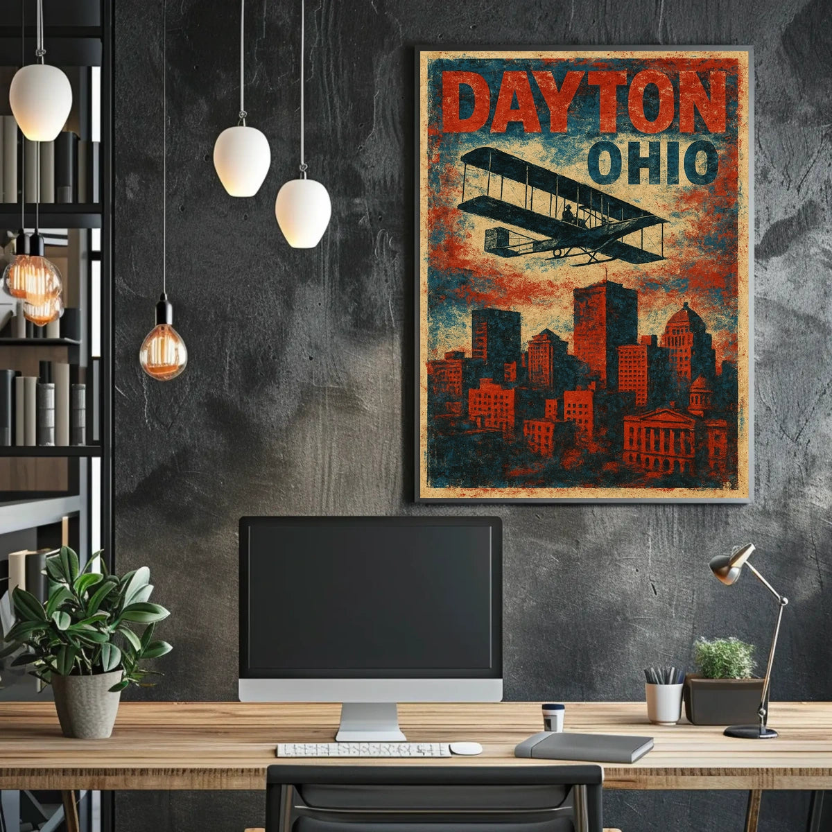 Dayton Vintage Aviation Collectors Poster