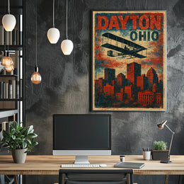 Dayton Vintage Aviation Collectors Poster