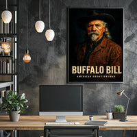 Buffalo Bill Classic Portrait Cultural or Heritage Poster