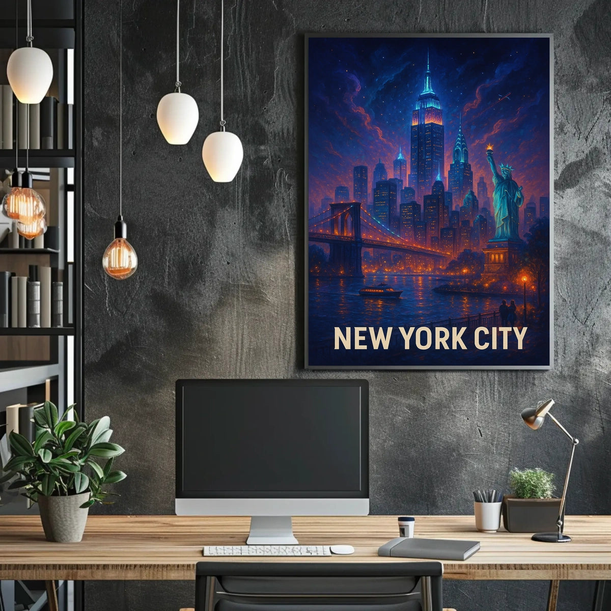 New York City Skyline Poster