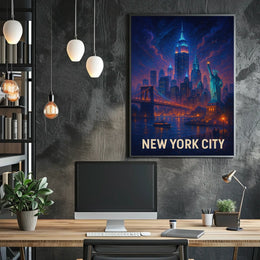 New York City Skyline Poster