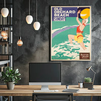 Old Orchard Beach Boston And Maine Poster