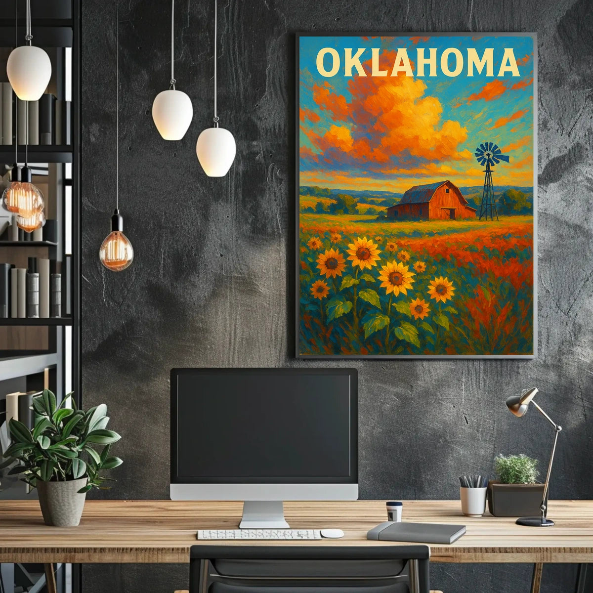 Oklahoma Countryside Poster