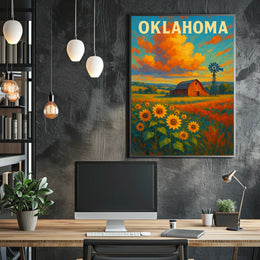 Oklahoma Countryside Poster