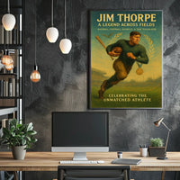 Jim Thorpe Legendary Athlete Poster
