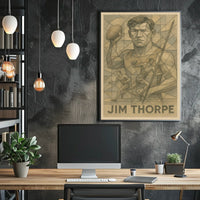 Jim Thorpe Athletic Legend Poster