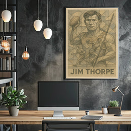 Jim Thorpe Athletic Legend Poster