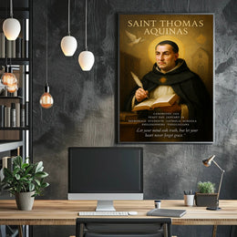 Saint Thomas Aquinas Tribute Poster PosterGoat