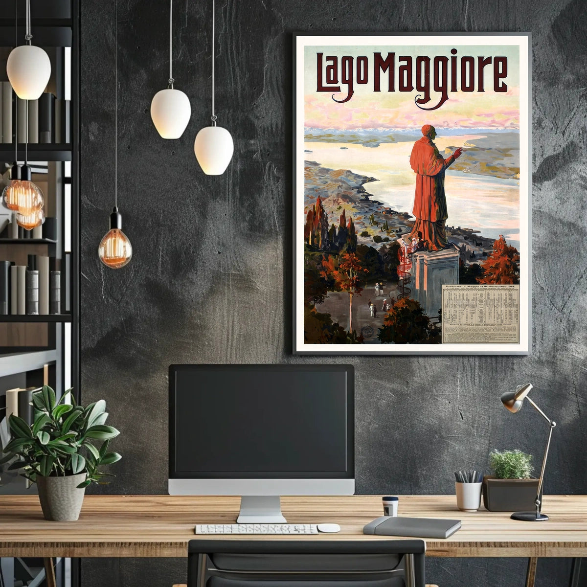 Lago Maggiore Travel Poster