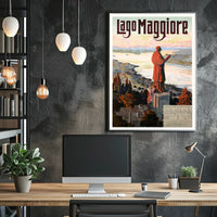 Lago Maggiore Travel Poster