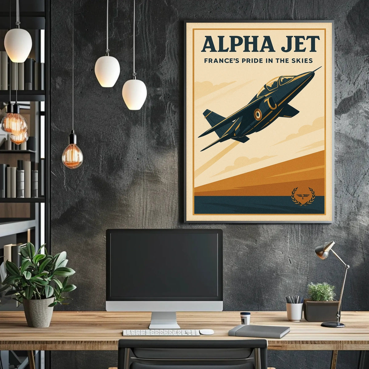 Alpha Jet Frances Pride in the Skies Poster