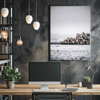 Serene Winter Timber Scene National Park Poster