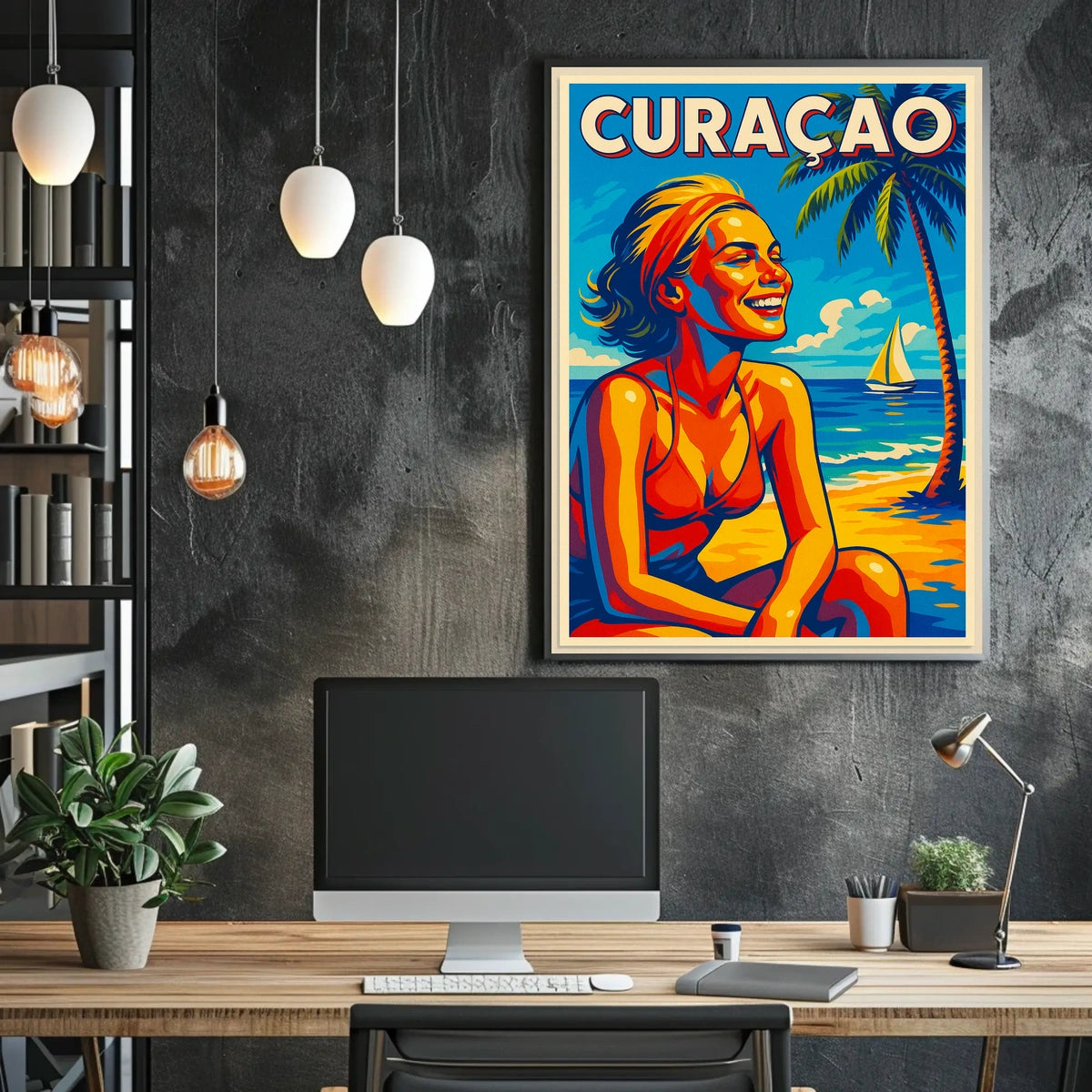 Curaçao Beach Vibes Poster