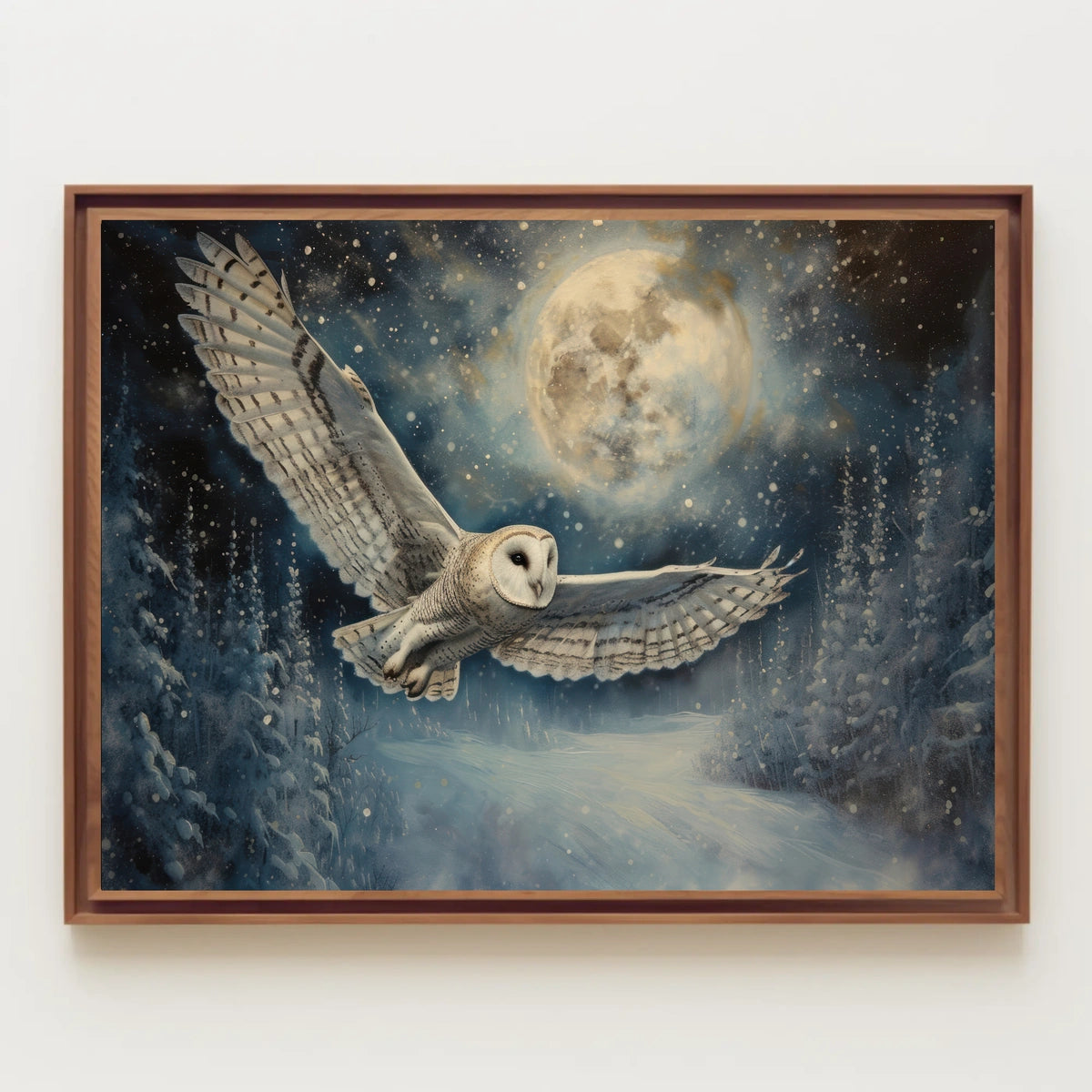 Majestic Night Flight Poster