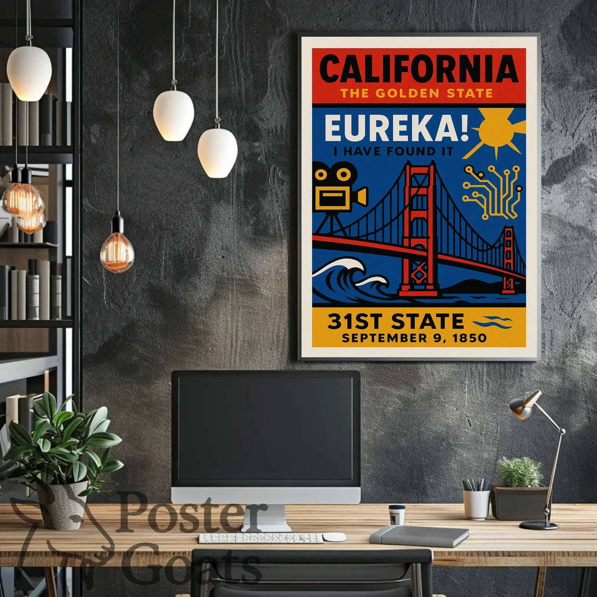 California Golden State Culture – Cultural or Heritage Poster