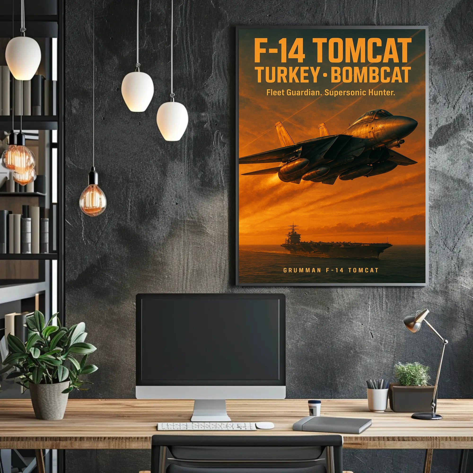 F-14 Tomcat Fleet Guardian Poster