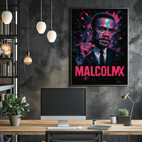 Malcolm X Iconic Leader Poster