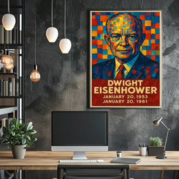 Dwight Eisenhower Presidential Tenure Poster