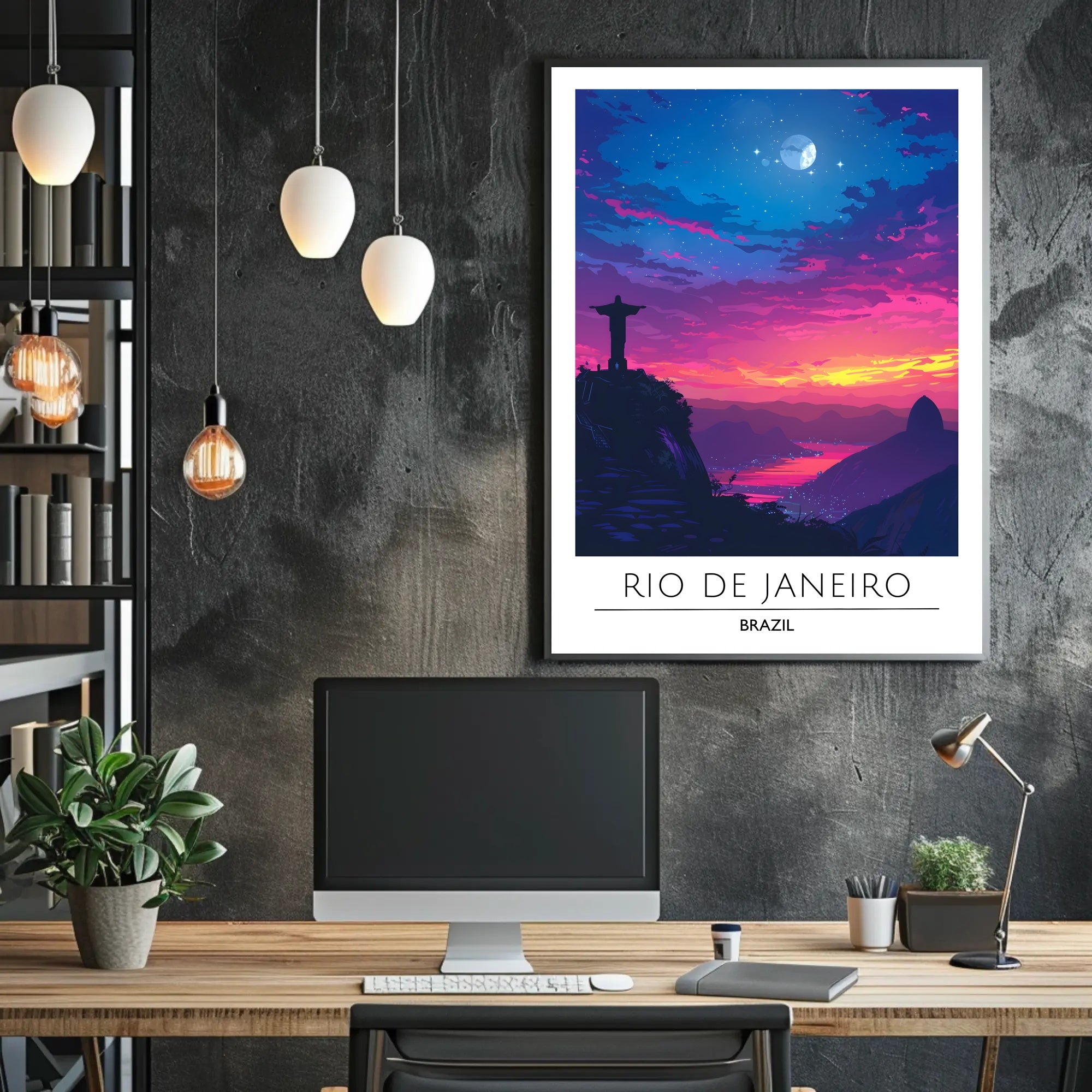 Vibrant Rio de Janeiro Travel Poster
