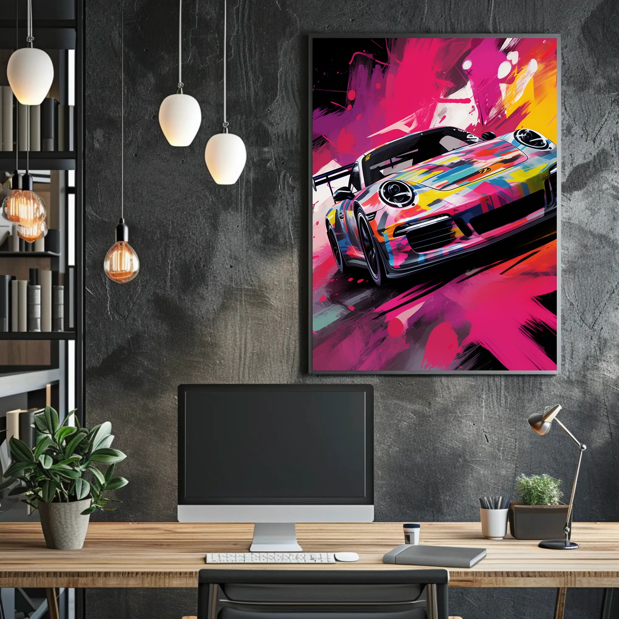 Vibrant Speed Poster