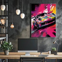 Vibrant Speed Poster