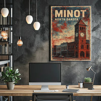 Minot, North Dakota Poster