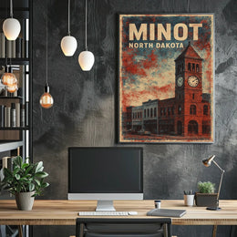 Minot, North Dakota Poster