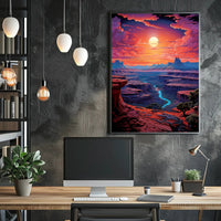 Canyon Sunset Serenity Poster PosterGoat