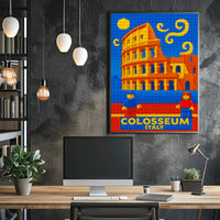 Colosseum LEGO Art Print Wall Decor PosterGoat