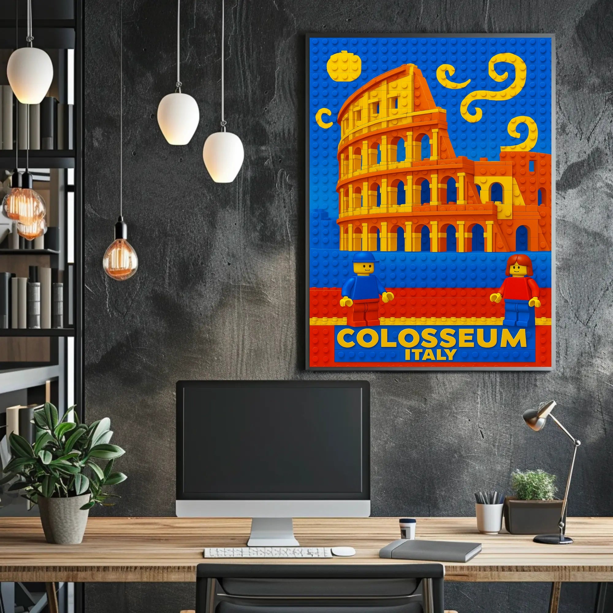 Colosseum LEGO Art Print Wall Decor PosterGoat