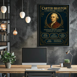 Carter Braxton A Founding Legacy Poster PosterGoat