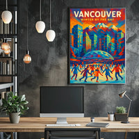 Vancouver Winter by the Bay Poster
