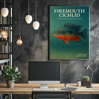 Firemouth Cichlid A Jewel of the Aquatic World Poster PosterGoat