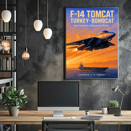 F-14 Tomcat Fleet Guardian Poster PosterGoat