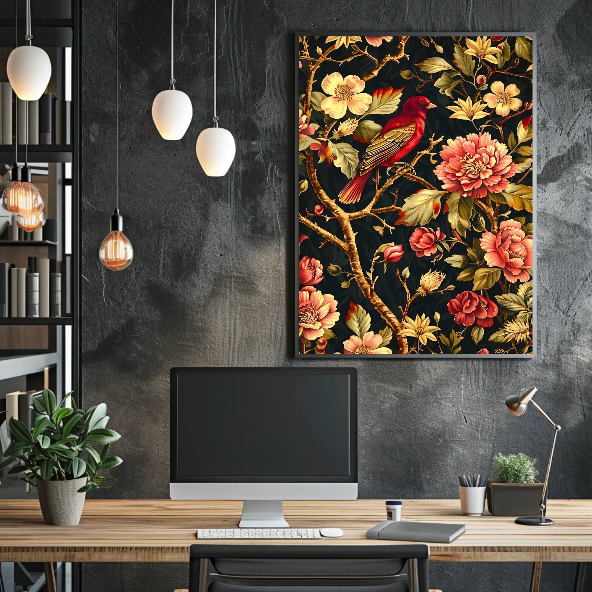 Enchanted Garden Wall Art Print Decor