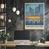 Frosted Skyline Poster