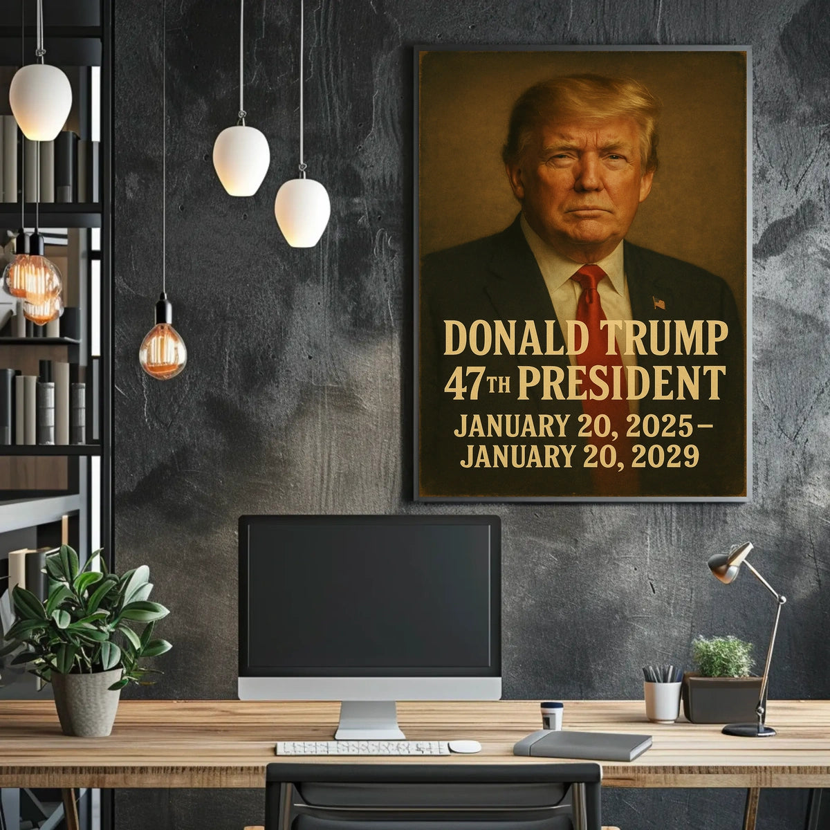 Trump 47th President Scenic Collector Poster