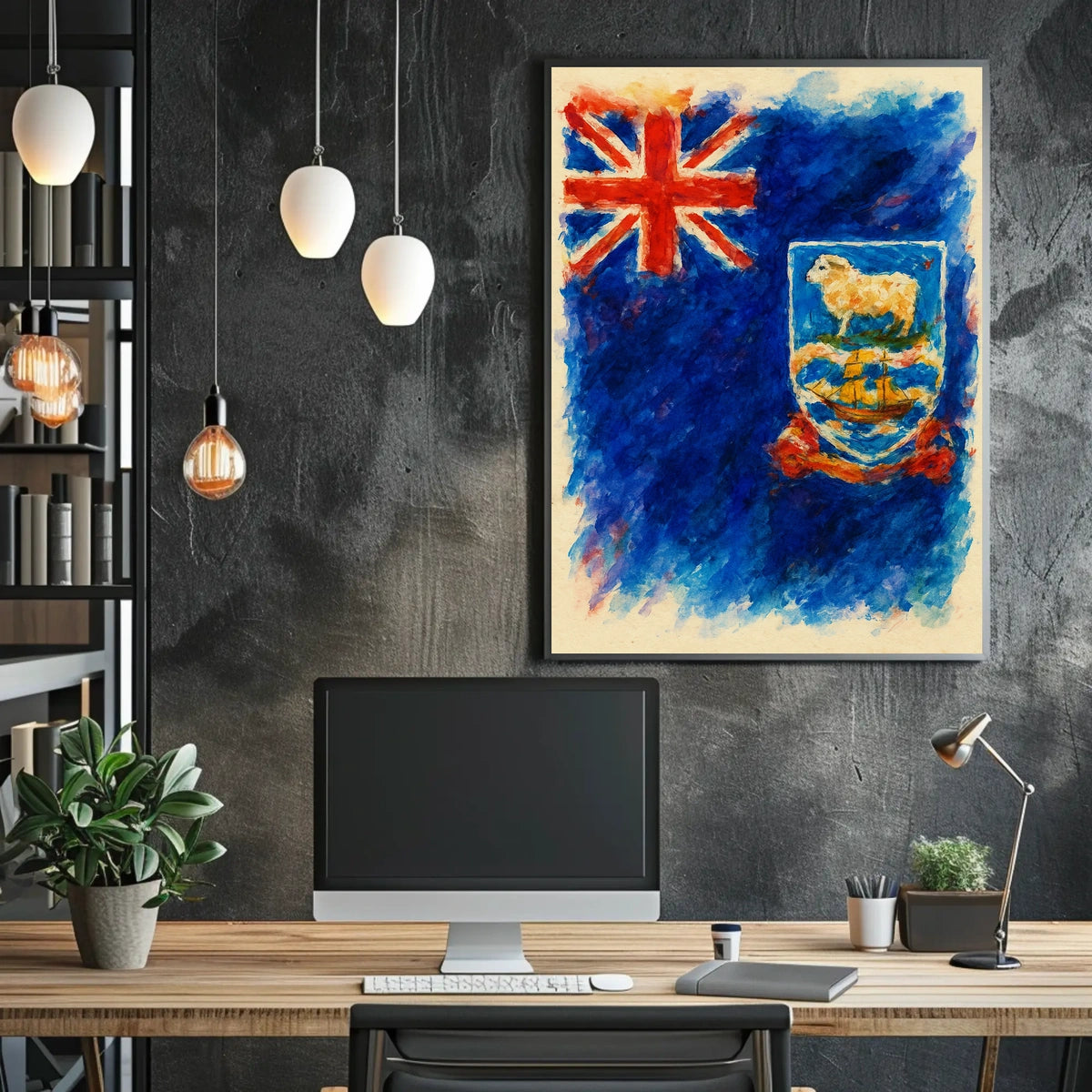 The Falkland Islands Flag Poster