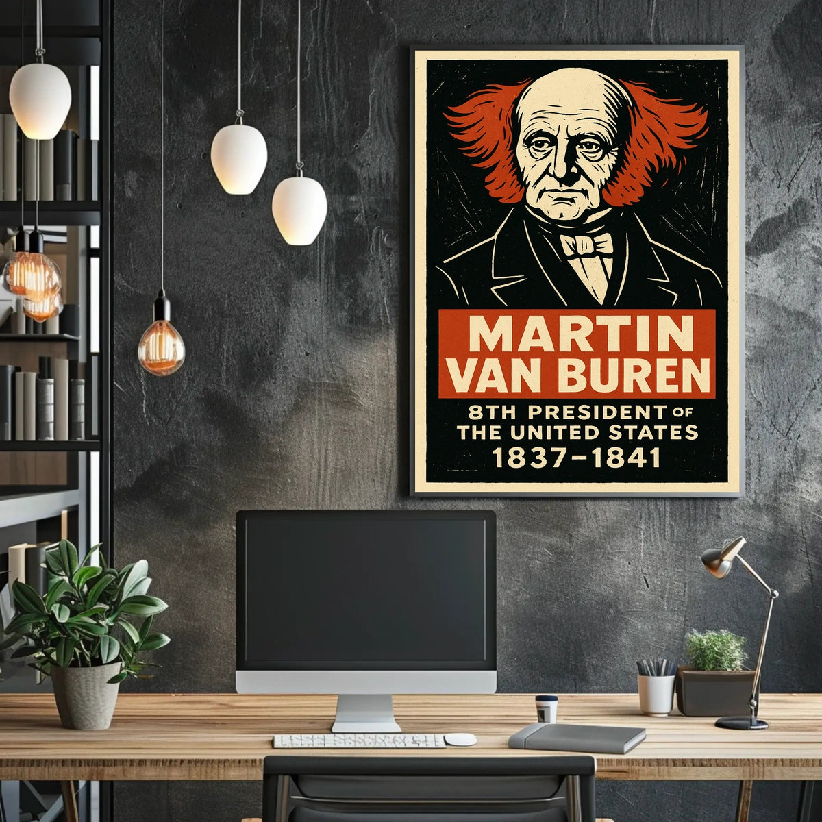 Martin Van Buren 8th President Poster