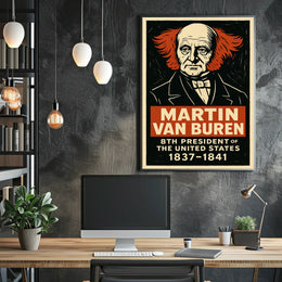 Martin Van Buren 8th President Poster