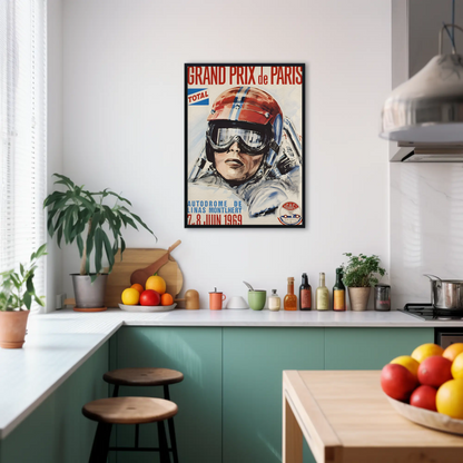 Grand Prix de Paris – 1969 Motor Race Poster