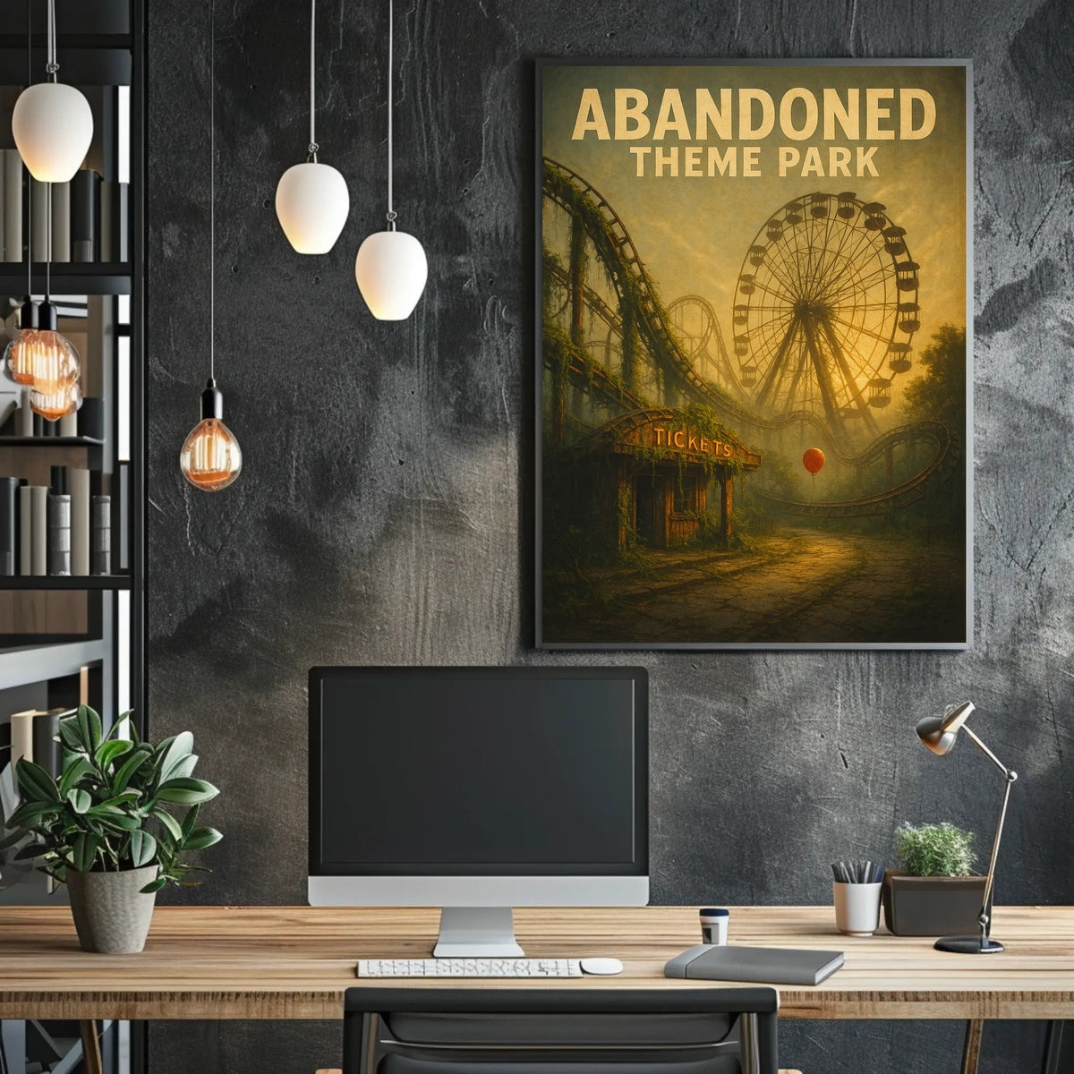 Abandoned Theme Park Poster